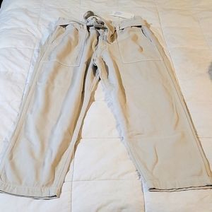 AMO Relaxed Straight Leg Paperbag Pants Vintage